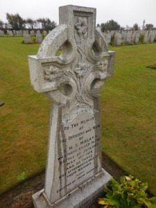 Gravestone for the crew of HMS Malaya fallen at Jutland