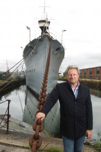 Nick Jellicoe's visit to HMS Caroline in Belfast before her reconstruction starts.